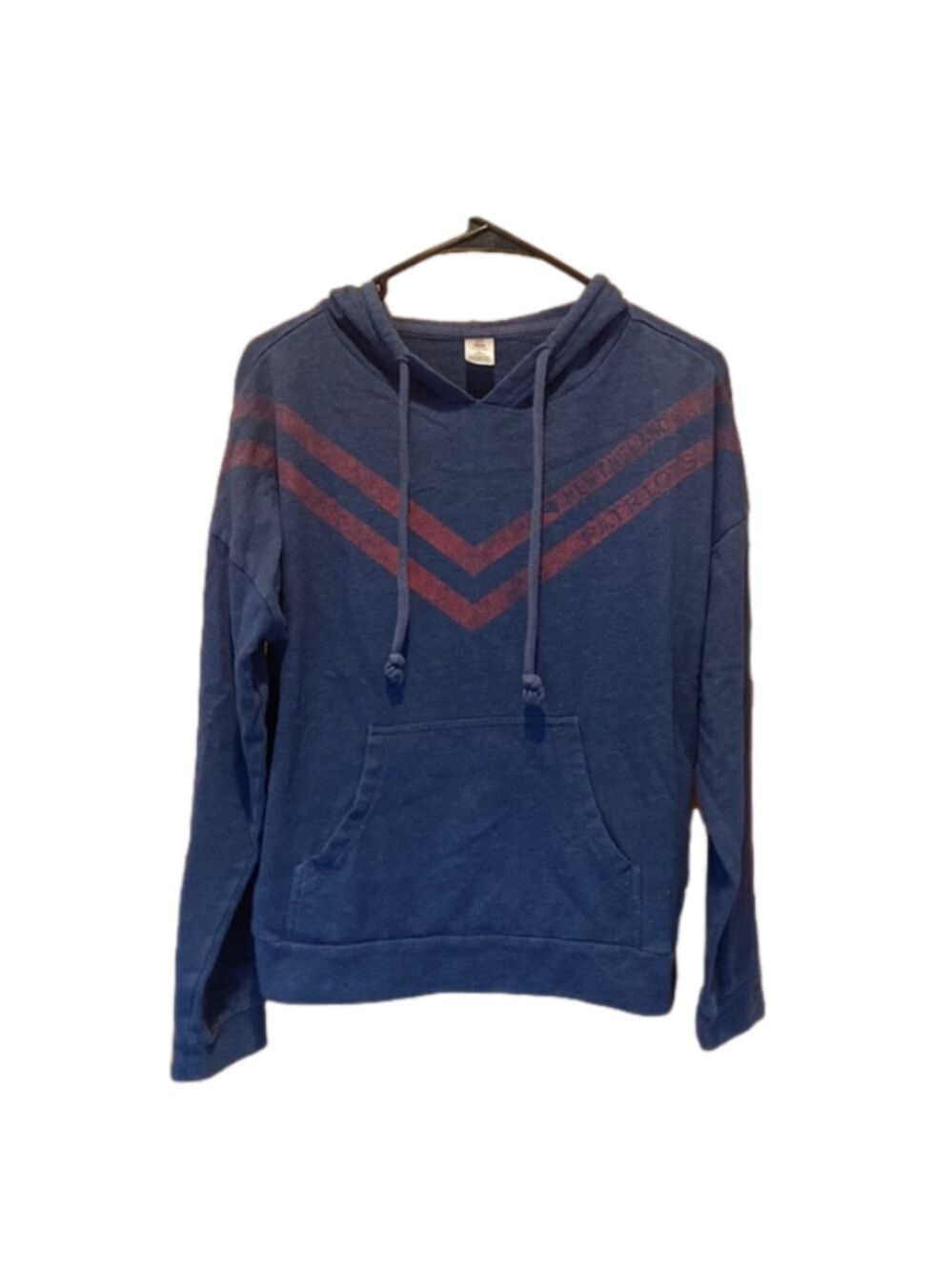 NFL New England Patriots Women's Navy Blue Sleepwear Hoodie Size Large